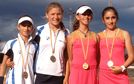 Alevines campeonas de la C.V.