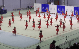 La escuela felicitó la Navidad