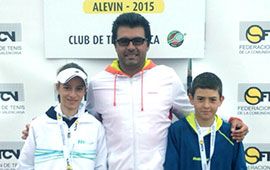 Carlos Giménez, Campeon alevín de tenis
