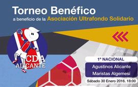 Agustinos Alicante organiza un Torneo Benéfico
