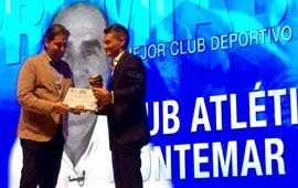 Montemar nombrado mejor club de la provincia 2015