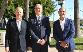 El presidente de la RFET visita Montemar