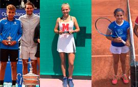 Triplete triunfal de nuestros tenistas de competición