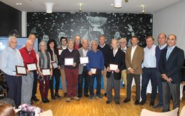 Homenaje a los socios más antiguos
