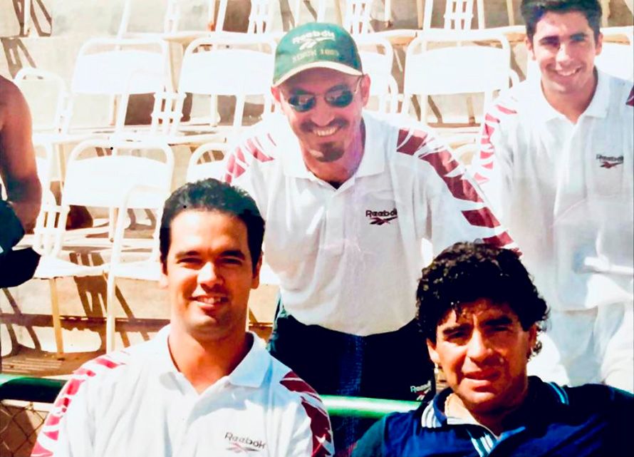 Maradona En Montemar en 1996