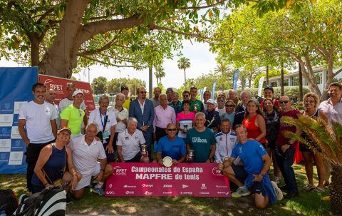 Finaliza con éxito el Campeonato de España de Veteranos de tenis