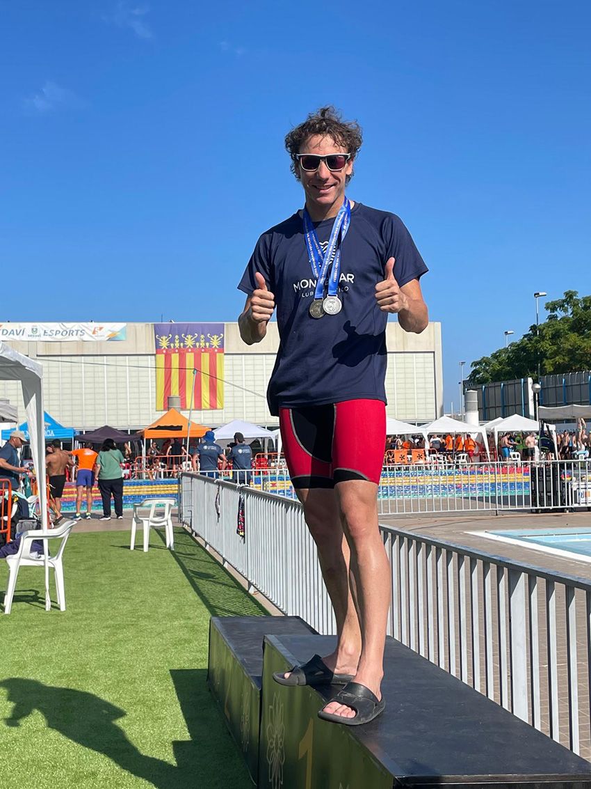 Isaac López, nadador del Club Atlético Montemar,