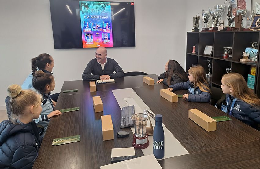 El presidente recibe a nuestras gimnastas