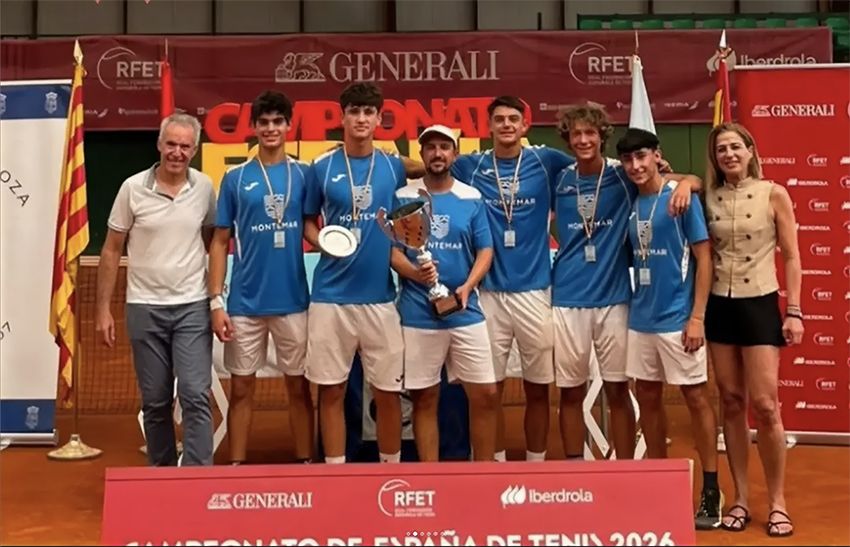 El equipo masculino de montemar, medalla de bronce