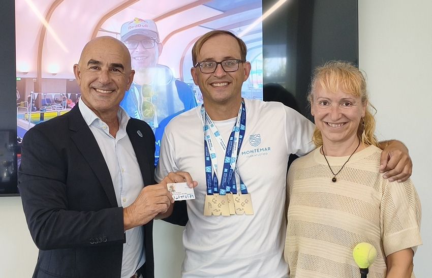 Nuestro nadador Antonio Mouaci tricampeón de Europa