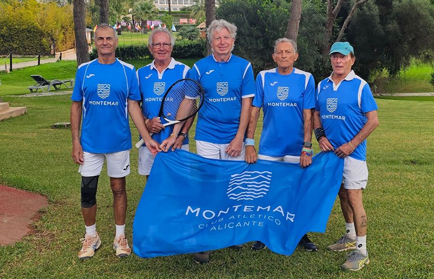 NUESTRO EQUIPO DE VETERANOS DE TENIS +75 CAMPEÓN DE ESPAÑA
