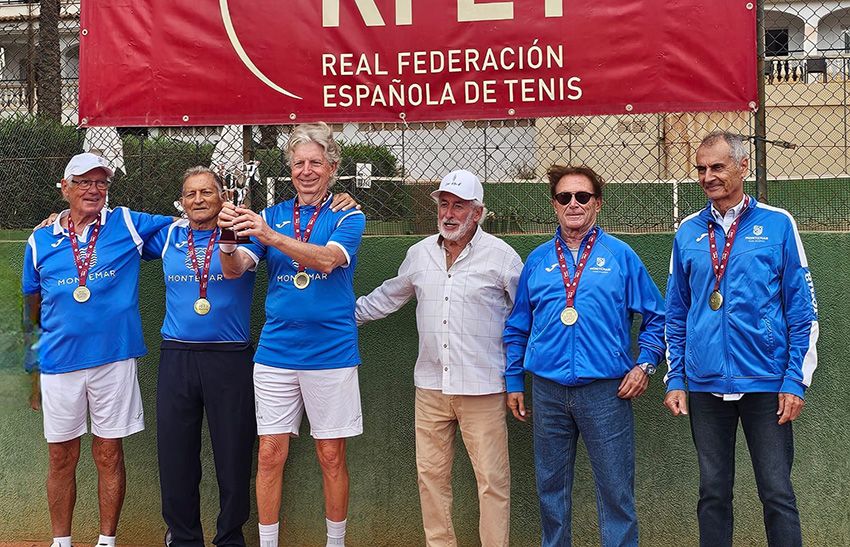 NUESTRO EQUIPO DE VETERANOS DE TENIS +75 CAMPEÓN DE ESPAÑA